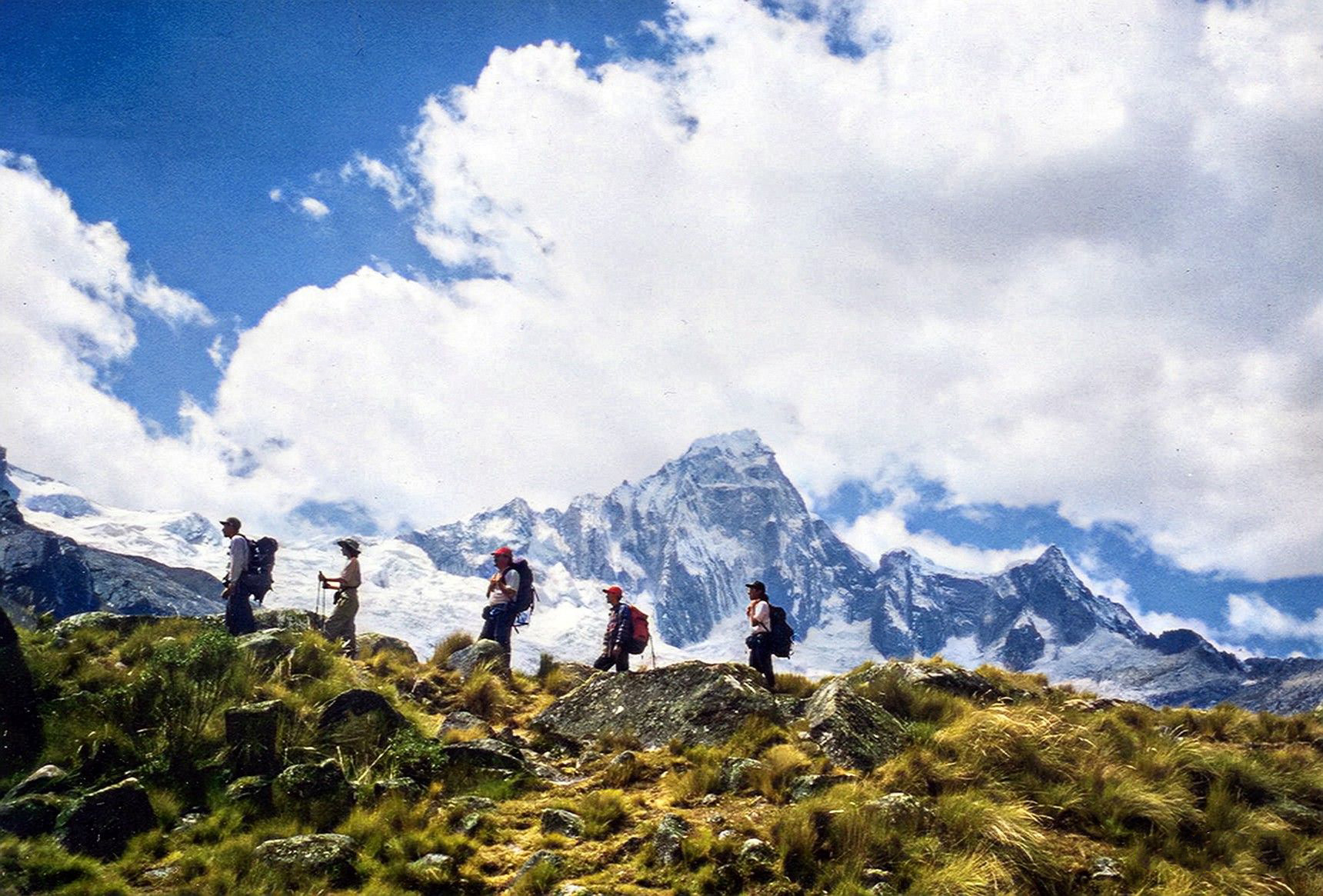 Grupo de montañistas